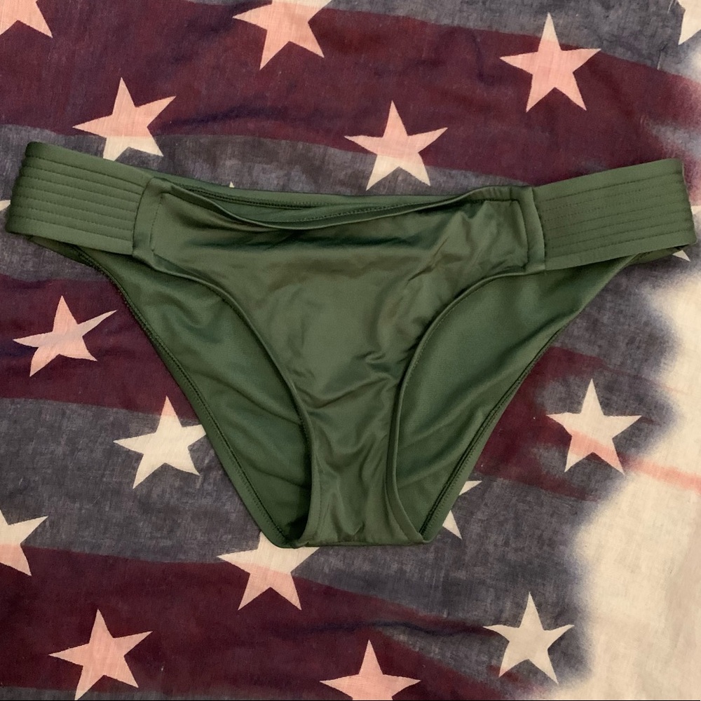 *KONA SOL* Dark Green Bikini Bottoms